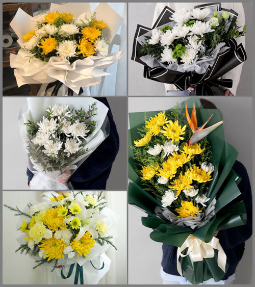 四川成都龙泉驿区茶店镇前锋村白事花束代送